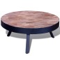 vidaXL Mesita baja de centro redonda de madera de teca reciclada vidaXL Mesita baja de centro redonda de madera de teca reciclada