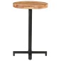 vidaXL Mesa de bistró redonda madera maciza de mango Ø50x75 cm vidaXL Mesa de bistró redonda madera maciza de mango Ø50x75 cm