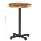vidaXL Mesa de bistró redonda madera maciza de mango Ø50x75 cm vidaXL Mesa de bistró redonda madera maciza de mango Ø50x75 cm