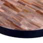 vidaXL Mesita baja de centro redonda de madera de teca reciclada vidaXL Mesita baja de centro redonda de madera de teca reciclada