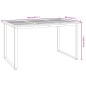 vidaXL Mesa de jardín con patas en U madera maciza acacia 148x80x75 cm vidaXL Mesa de jardín con patas en U madera maciza acacia 148x80x75 cm