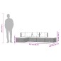 vidaXL Set de muebles de jardín 5 pzas y cojines ratán sintético negro vidaXL Set de muebles de jardín 5 pzas y cojines ratán sintético negro