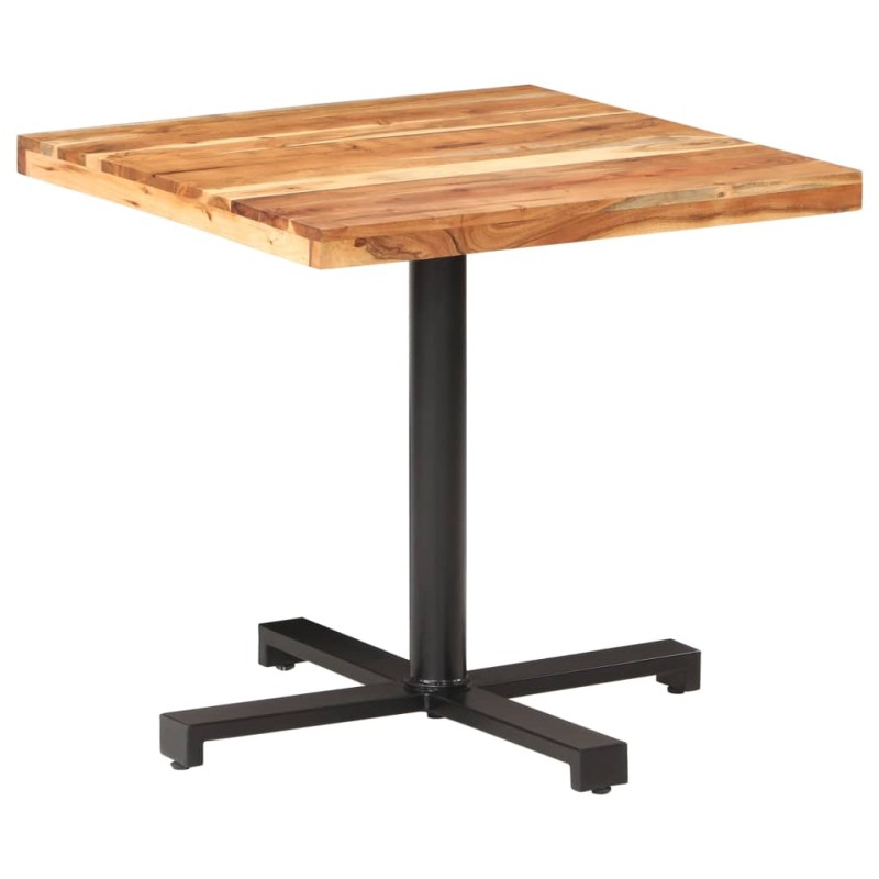 vidaXL Mesa de bistró cuadrada madera de acacia maciza 80x80x75 cm vidaXL Mesa de bistró cuadrada madera de acacia maciza 80x80x75 cm