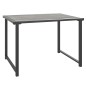vidaXL Mesa de jardín de acero gris antracita 55x40x37 cm vidaXL Mesa de jardín de acero gris antracita 55x40x37 cm