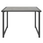 vidaXL Mesa de jardín de acero gris antracita 55x40x37 cm vidaXL Mesa de jardín de acero gris antracita 55x40x37 cm
