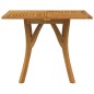 vidaXL Mesa de jardín madera maciza de acacia 85x85x75 cm vidaXL Mesa de jardín madera maciza de acacia 85x85x75 cm