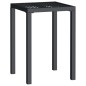 vidaXL Mesa de jardín de acero gris antracita 50x50x72 cm vidaXL Mesa de jardín de acero gris antracita 50x50x72 cm