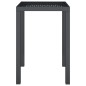 vidaXL Mesa de jardín de acero gris antracita 50x50x72 cm vidaXL Mesa de jardín de acero gris antracita 50x50x72 cm