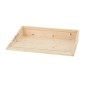 Esschert Design Barra de pared con estante plegable S natural Esschert Design Barra de pared con estante plegable S natural