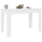 vidaXL Mesa de comedor de madera contrachapada blanco 120x60x76 cm vidaXL Mesa de comedor de madera contrachapada blanco 120x60x76 cm