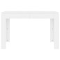 vidaXL Mesa de comedor de madera contrachapada blanco 120x60x76 cm vidaXL Mesa de comedor de madera contrachapada blanco 120x60x76 cm
