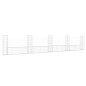 vidaXL Cesta de gaviones forma de U 5 postes de hierro 500x20x100 cm vidaXL Cesta de gaviones forma de U 5 postes de hierro 500x20x100 cm