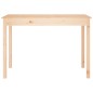 vidaXL Mesa de comedor madera maciza de pino 110x55x75 cm vidaXL Mesa de comedor madera maciza de pino 110x55x75 cm