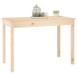 vidaXL Mesa de comedor madera maciza de pino 110x55x75 cm vidaXL Mesa de comedor madera maciza de pino 110x55x75 cm