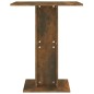 vidaXL Mesa de bistró madera contrachapada roble ahumado 60x60x75 cm vidaXL Mesa de bistró madera contrachapada roble ahumado 60x60x75 cm