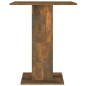 vidaXL Mesa de bistró madera contrachapada roble ahumado 60x60x75 cm vidaXL Mesa de bistró madera contrachapada roble ahumado 60x60x75 cm