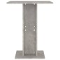 vidaXL Mesa de bistró de madera contrachapada gris 60x60x75 cm vidaXL Mesa de bistró de madera contrachapada gris 60x60x75 cm