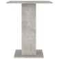 vidaXL Mesa de bistró de madera contrachapada gris 60x60x75 cm vidaXL Mesa de bistró de madera contrachapada gris 60x60x75 cm