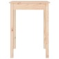 vidaXL Mesa de comedor madera maciza de pino 55x55x75 cm vidaXL Mesa de comedor madera maciza de pino 55x55x75 cm