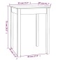 vidaXL Mesa de comedor madera maciza de pino 55x55x75 cm vidaXL Mesa de comedor madera maciza de pino 55x55x75 cm