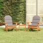 vidaXL Juego de muebles de jardín Adirondack 3 piezas madera acacia vidaXL Juego de muebles de jardín Adirondack 3 piezas madera acacia