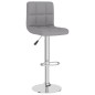 vidaXL Taburetes de cocina 2 unidades tela gris claro vidaXL Taburetes de cocina 2 unidades tela gris claro