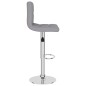 vidaXL Taburetes de cocina 2 unidades tela gris claro vidaXL Taburetes de cocina 2 unidades tela gris claro