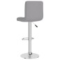 vidaXL Taburetes de cocina 2 unidades tela gris claro vidaXL Taburetes de cocina 2 unidades tela gris claro