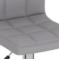 vidaXL Taburetes de cocina 2 unidades tela gris claro vidaXL Taburetes de cocina 2 unidades tela gris claro
