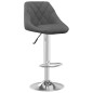 vidaXL Taburete de cocina 2 unidades de terciopelo gris oscuro vidaXL Taburete de cocina 2 unidades de terciopelo gris oscuro