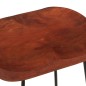 vidaXL Taburetes de bar Gavin 2 uds madera mango maciza 45x40x63 cm vidaXL Taburetes de bar Gavin 2 uds madera mango maciza 45x40x63 cm