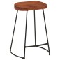 vidaXL Taburetes de bar Gavin 2 uds madera mango maciza 45x40x63 cm vidaXL Taburetes de bar Gavin 2 uds madera mango maciza 45x40x63 cm