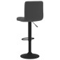 vidaXL Taburetes de cocina 2 unidades terciopelo negro vidaXL Taburetes de cocina 2 unidades terciopelo negro