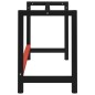 vidaXL Estructura de banco de trabajo metal negro y rojo 120x57x79 cm vidaXL Estructura de banco de trabajo metal negro y rojo 120x57x79 cm