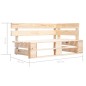 vidaXL Muebles de palets 4 pzas y cojines madera pino impregnada vidaXL Muebles de palets 4 pzas y cojines madera pino impregnada