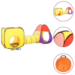 vidaXL Tienda de juegos para niños multicolor 255x80x100 cm