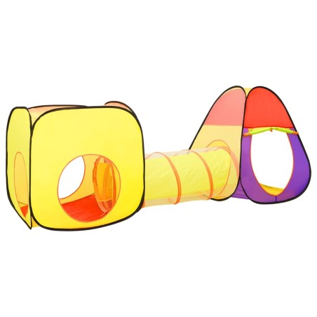 vidaXL Tienda de juegos para niños multicolor 255x80x100 cm