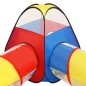 vidaXL Tienda de juegos para niños multicolor 190x264x90 cm