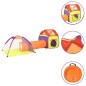 vidaXL Tienda de juego de niños con 250 bolas multicolor 338x123x111cm vidaXL Tienda de juego de niños con 250 bolas multicolor 338x123x111cm