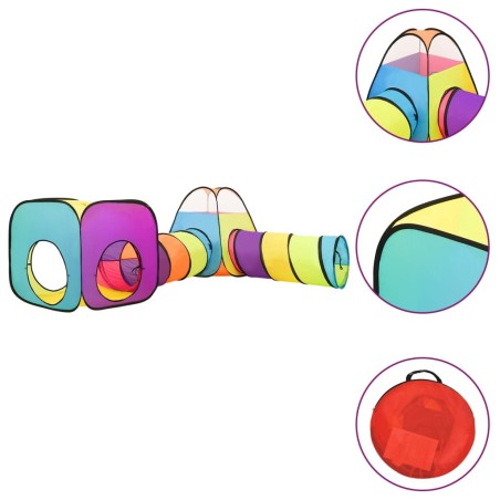 vidaXL Tienda de juegos para niños multicolor 190x264x90 cm