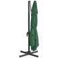 vidaXL Sombrilla colgante con poste de aluminio verde 400x300 cm vidaXL Sombrilla colgante con poste de aluminio verde 400x300 cm