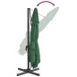 vidaXL Sombrilla colgante con poste de aluminio verde 400x300 cm vidaXL Sombrilla colgante con poste de aluminio verde 400x300 cm