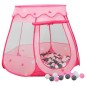 vidaXL Tienda de juegos para niños con 250 bolas rosa 102x102x82 cm vidaXL Tienda de juegos para niños con 250 bolas rosa 102x102x82 cm
