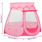 vidaXL Tienda de juegos para niños con 250 bolas rosa 102x102x82 cm vidaXL Tienda de juegos para niños con 250 bolas rosa 102x102x82 cm
