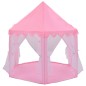 vidaXL Carpa de juegos de princesa con 250 bolas rosa 133x140 cm vidaXL Carpa de juegos de princesa con 250 bolas rosa 133x140 cm