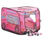 vidaXL Tienda de juegos para niños con 250 bolas rosa 70x112x70 cm vidaXL Tienda de juegos para niños con 250 bolas rosa 70x112x70 cm