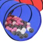 vidaXL Túnel de juegos para niños con 250 bolas multicolor