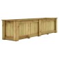 vidaXL Arriate de madera de pino impregnada 196x50x50 cm vidaXL Arriate de madera de pino impregnada 196x50x50 cm