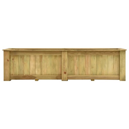 vidaXL Arriate de madera de pino impregnada 196x50x50 cm