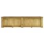 vidaXL Arriate de madera de pino impregnada 196x50x50 cm vidaXL Arriate de madera de pino impregnada 196x50x50 cm